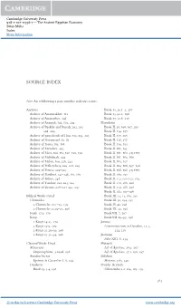 Source Index