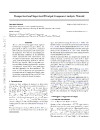 Unsupervised and Supervised Principal Component Analysis: Tutorial