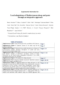Local Adaptations of Mediterranean Sheep and Goats Through an Integrative Approach