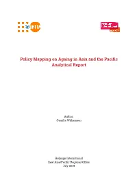 Policy Mapping on Ageing in Asia and the Pacific Analytical Report
