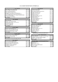 Acle Academy Bus Timetables Sept 2020.Xlsx