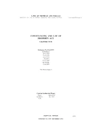 Conveyancing and Law of Property Act Chapter 56:01