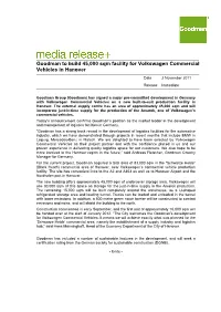 Media Release Re Woolworths Media Release