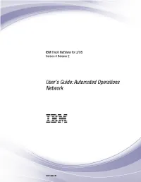 User's Guide: Automated Operations Network