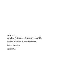 Block I Apollo Guidance Computer (AGC)