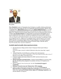 PETER C. WOOLFOLK Biography