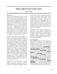 Chapter 21. Trees, Shrubs and Woody Vines