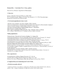 Curriculum Vitae 1. Name, Position Massimo Riva, Professor