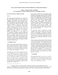 Evaluating the Success of Telecommuting at the Census Bureau1