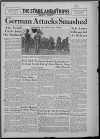 German Attacks Smashed