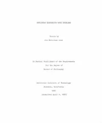 NONLINEAR DISPERSIVE WAVE PROBLEMS Thesis by Jon