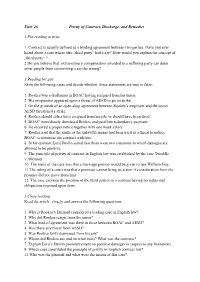 36 Privity of Contract, Discharge, and Remedies