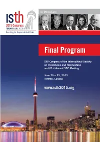 Final Program
