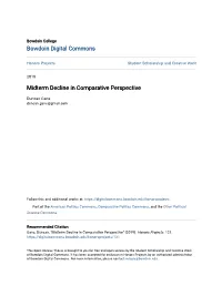 Midterm Decline in Comparative Perspective