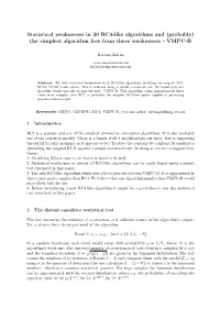 Statistical Weaknesses in 20 RC4-Like Algorithms and (Probably) the Simplest Algorithm Free from These Weaknesses - VMPC-R