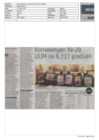 UUM Rai 6,737 Graduan