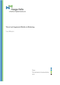 Virtual and Augmented Reality in Marketing