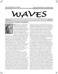 Waves Attest, Our Programs Continue to Attract Beginning of 2011