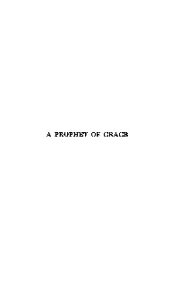 A Prophet of Grace a Prophet of Grace an Expository'& Devotional Study of the Life of Elisha