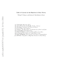 Arxiv:Math/0307077V4