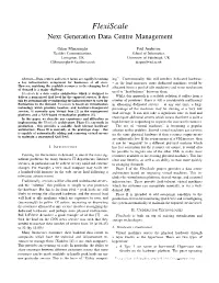 Flexiscale Next Generation Data Centre Management