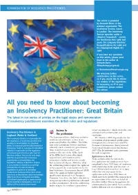 How to Become an Insolvency Practitioner In