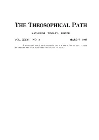 The Theosophical Path