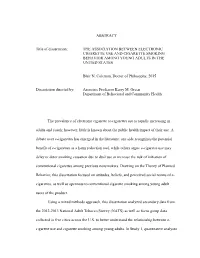 ABSTRACT Title of Dissertation