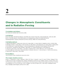 Changes in Atmospheric Constituents and in Radiative Forcing