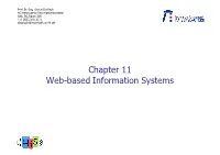 Chapter 11 Web-Based Information Systems