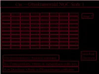 Cnc – Objektauswahl NGC Seite 1