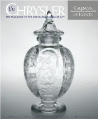 Calendar of Events