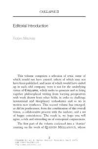 Editorial Introduction