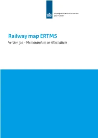 Railway Map ERTMS Version 3.0 - Memorandum on Alternatives Content