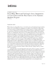 Storytelling, Illness and Carl Jung’S Active Imagination: a Conversation with Dr