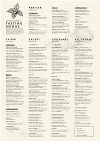 Tasting Menus