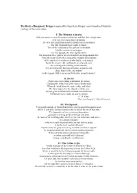 The Book of Imaginary Beings Program Notes