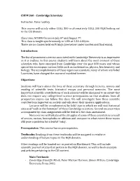 CHEM 360 - Cambridge Scientists