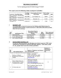Eeo Public File Report