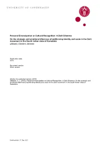 Master's Thesis, Institute of Anthropology, University Of