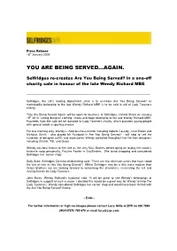 You Are Being Served…Again