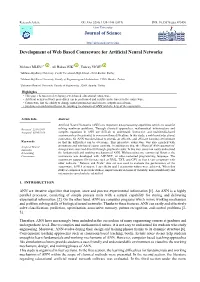 Journal of Science Development of Web Based Courseware For