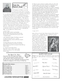 Jan/Feb Newsletter 2021