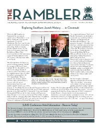 RAMBLER EDITOR Anniversary on the Same Day Mickve Israel, She Became Deborah R