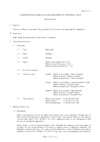 Transfer of Manis Crassicaudata, M. Pentadactyla, M. Javanica from Appendix II to Appendix I