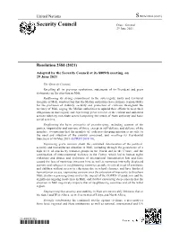 S/Res/2584 (2021)