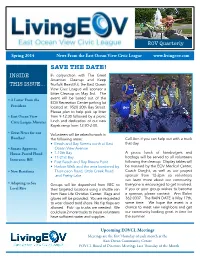 Spring 2014 Newsletter