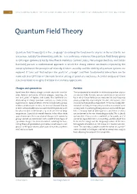 Quantum Field Theory