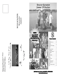 Brewster Recreation Summer '09 Brochure