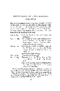 Chronology of Kierkegaard's Writings